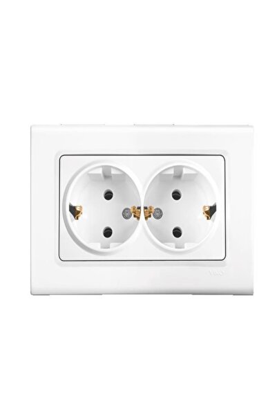 VİKO مقبس أرضي مزدوج Karre 90967x56