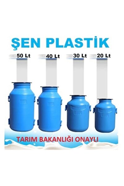 ŞEN PLASTİK Süt Güğümü Içi Beyaz 50 Litre Lt Tarım Bakanlığı Onaylı
