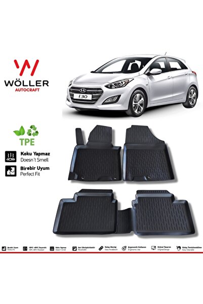 wöller Hyundai I30 Uyumlu Paspas 2013 2017 Arası 3d Havuzlu Paspas