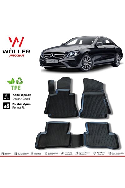 wöller Mercedes E Serisi W213 Paspas 2014 2020 Arası 3d Havuzlu Paspas