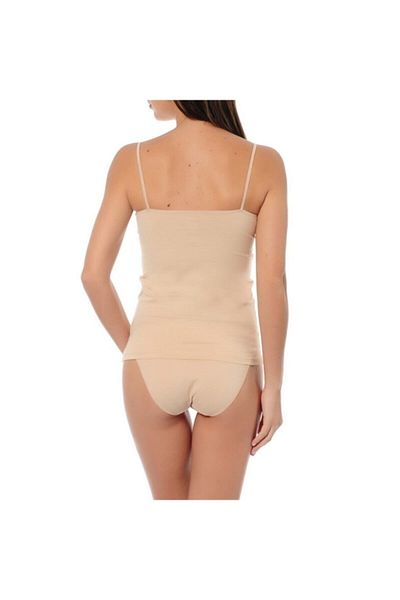 Kom Women's Basic Top Athlete 0406362 Cotton Modal Lycra with Rope Straps