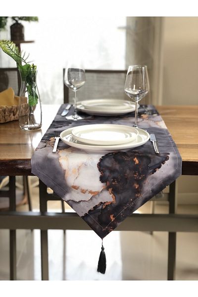 desen izmir American Service,grey Marble Runner