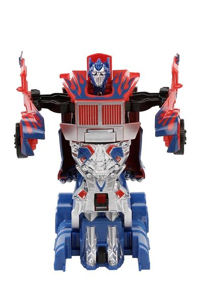 Hyd Toy Robot Transforming Truck Transformers One-Button Transforming Robot Pull Drop Toy Car