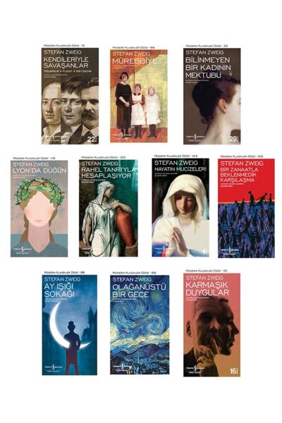 TÜRKİYE İŞ BANKASI KÜLTÜR YAYINLARI Stefan Zweig 10 Kitap Set