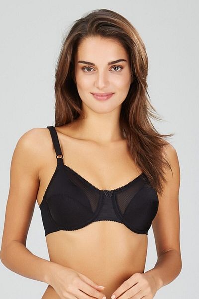Kom Γυναικείο Μαύρο Σουτιέν με Underwire