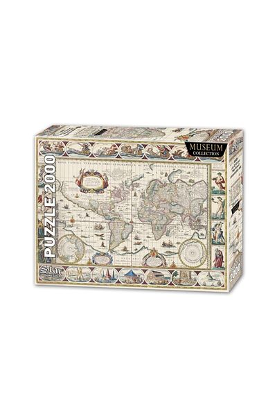 Star Oyun Puzzle 2000 World Map 2