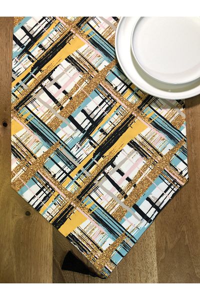 desen izmir Export Surplus, geometric Pattern Runner