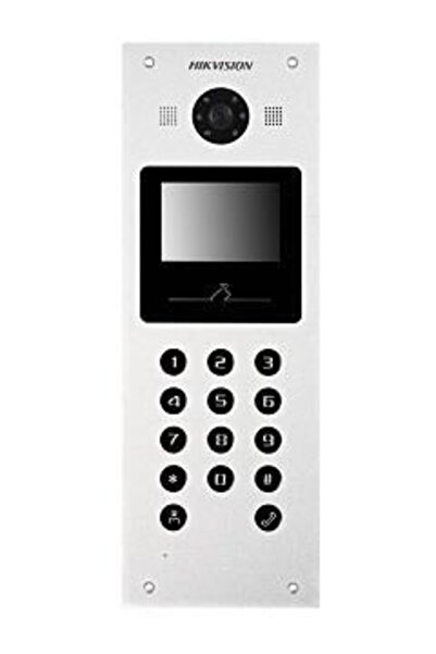 Hikvision VIDEO INTERCOM EXTERNAL STATION FOR BLOCKS, "DS-KD3003-E6" (green s...