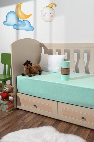 Denizli Concept Sunny 100% Pamuk 2'li Lastikli Bebek Çarşafı 70*140