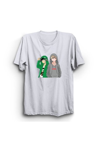 The Fame Majica iz anime serije My Hero Academia, Todoroki, Bakugo, Izuku