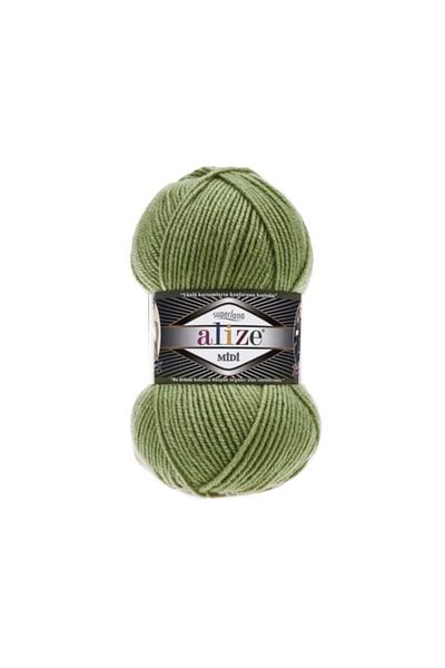 Alize Superlana Midi 5 Pieces Olive Color Knitting Yarn Κωδικός χρώματος: 620