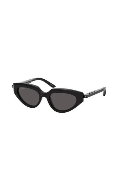 Balenciaga Ba0159s00152 نظارة شمسية بإطار عظمي أسود Uv400