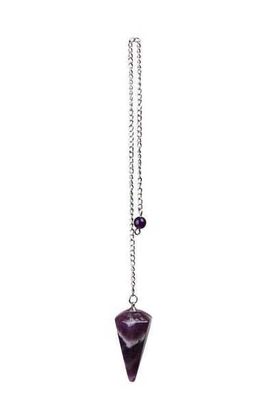 Saff Doğal Taş Certified Amethyst Natural Stone Pandula (PENDER)204010