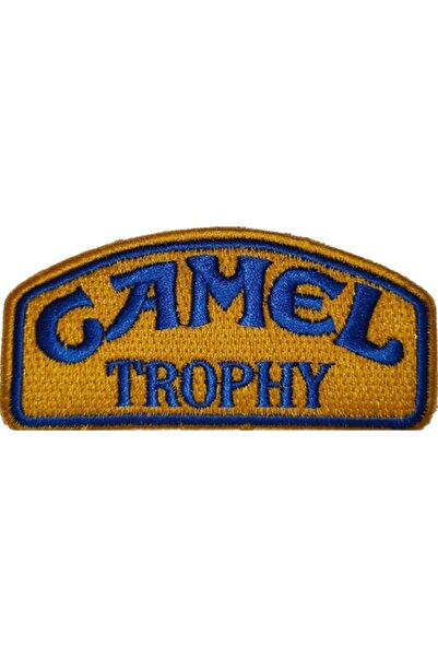 Sim Nakış Camel Trophy Nakış Işleme Arma Patch Peç 4x9 Cm