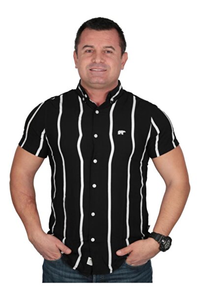 Bad Bear Men's Striped Shirt 21.01.30.015 New