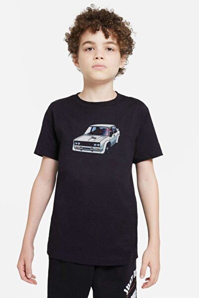 QIVI Fiat 131 Abarth Rally Štampano Unisex dečja crna majica