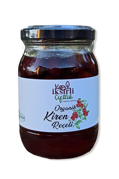 İksirli Çiftlik Organik Kiren (kızılcık) Reçeli 200 Gr.
