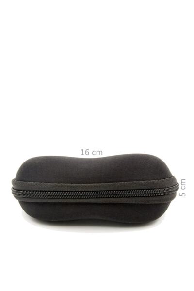 eleven market Μαύρη θήκη γυαλιών με φερμουάρ