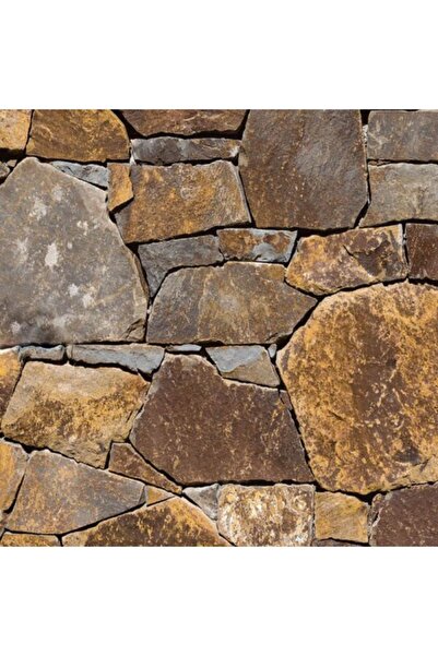 NATUREL Oskar Yığma Taş Desenli 3d Duvar Kağıdı(5m2)