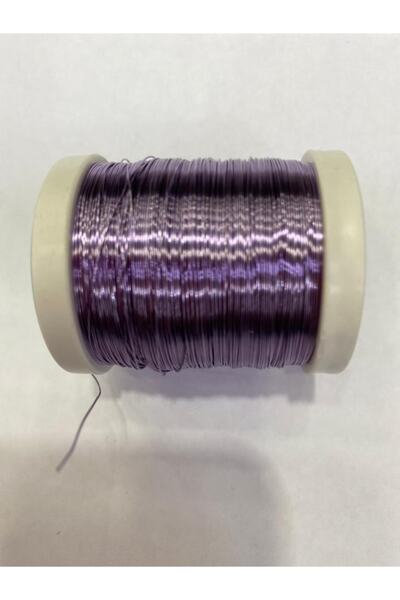 LİVZA BİJUTERİ Lila Renk 0.30 Mm Çiçek Teli Flografi Teli 50 Mt