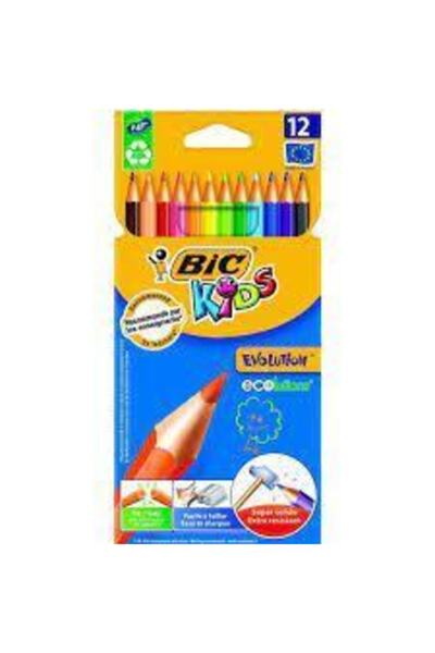 Bic Bıc 12 Li Kuru Boya Kalemi Evolutıon 829029