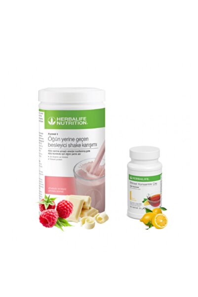Herbalife Ekonomi Paketi Shake Ahududu 550 gr Limon Çay 50 gr