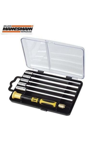 Mannesmann 11740 Precision Socket Wrench Set, 6 Pieces