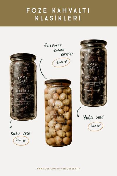 Foze Kahvaltı Klasikleri (yağlı Sele, Edremit Kırma, Az Tuzlu Kuru Sele - Yen...