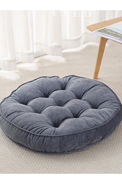 lemeda Dicle Mobilya Yuvarlak Yer Minderi - Kedi Köpek Yatağı