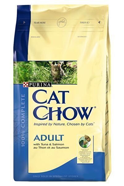 Cat Chow Purina Somonlu Ton Balıklı Yetişkin Kedi Maması 15 Kg