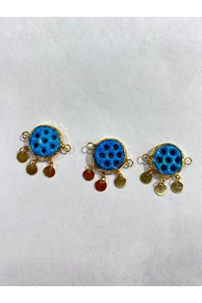 LİVZA BİJUTERİ Kaplamalı Püsküllü Mardin Işi Süryani Nazar Boncuğu 7 Delikli ...