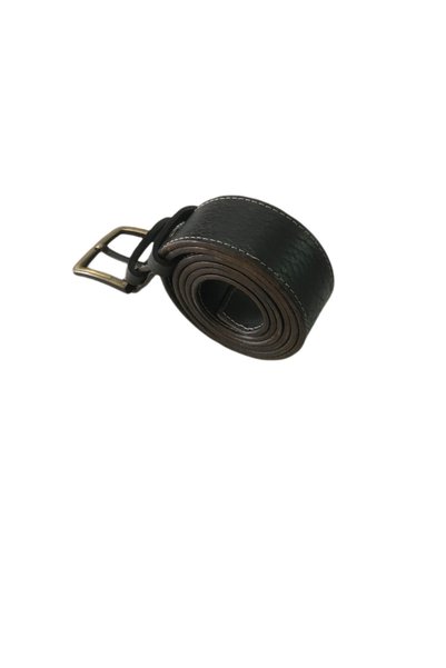 Lndr Black 4.5 Cm Leather Men's Belt 140 Cm