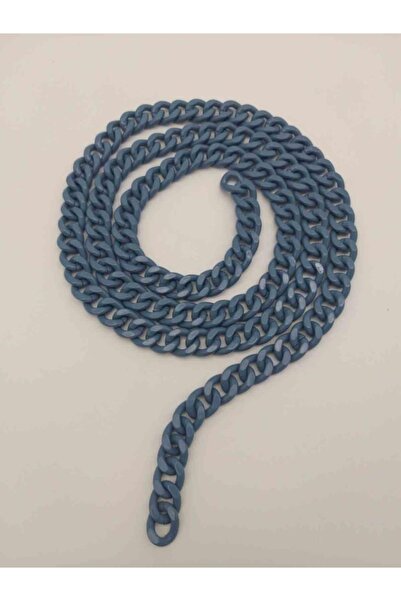 angel çanta aksesuar Šareni metalni lanac, denim plava, 120 cm