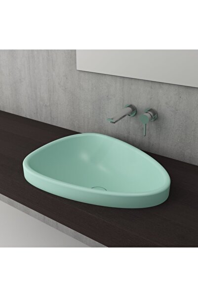 Bocchi Etna Tezgah Üstü Lavabo 58 Cm Mat Mint Yeşil 1112-033-0125