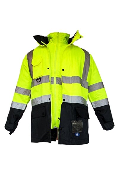 Junior Jn1003 Oxford Parka - Sarı&lacivert