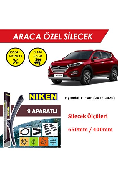 MeyZone Hyundai Tucson Ön Cam Silecek Takımı (2015-2020)