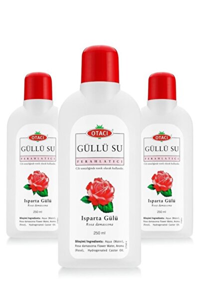 Otacı Gül Suyu Tonik 250 Ml X3
