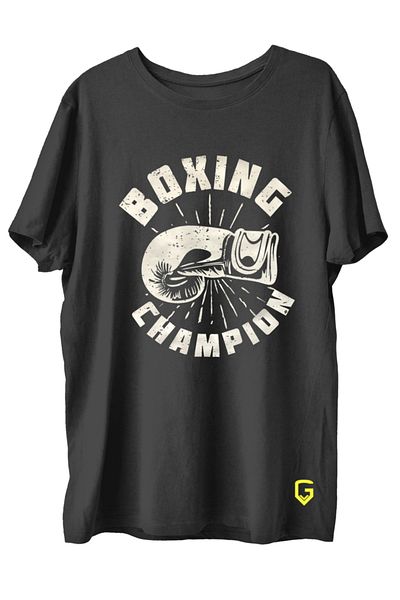 TOP GLORY Μπλουζάκι Boxing Printed Combed Cotton Boxing Athlete