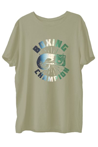 TOP GLORY Μπλουζάκι Boxingx Boxingx Printed Cotton Boxing Athlete T-shirt