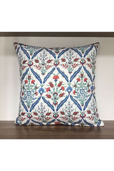 KIRLENTİM E52 Digital Printed Double Sided Patterned Throw Pillow Cover