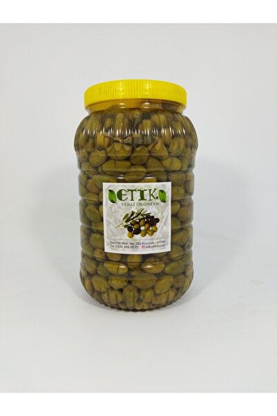 etik yerli ürünler Eğri Çekirdek Cinsi Kırma Tatlanmış Zeytin 3 Kg