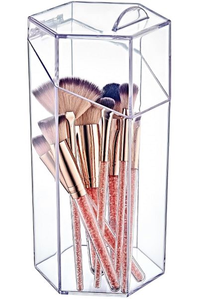 eklips Large Size Brush Holder with Lid Category: Makeup Brush