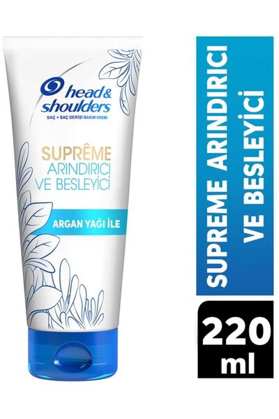 Head&Shoulders Head & Shoulders Supreme Saç Bakım Kremi Arındırıcı & Besleyici Argan Yağı, 220 Ml