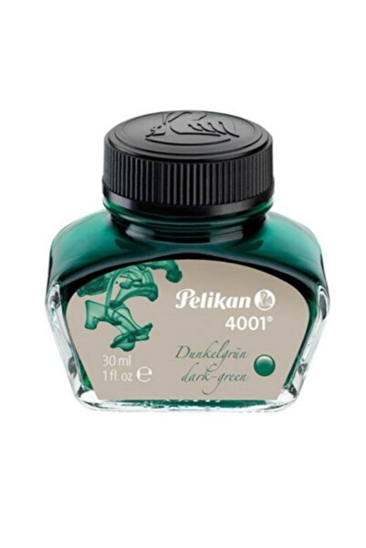 Pelikan Dolma Kalem Mürekkebi 30 ml Yeşil Dark Green Dolma Kalem Mürekkebi