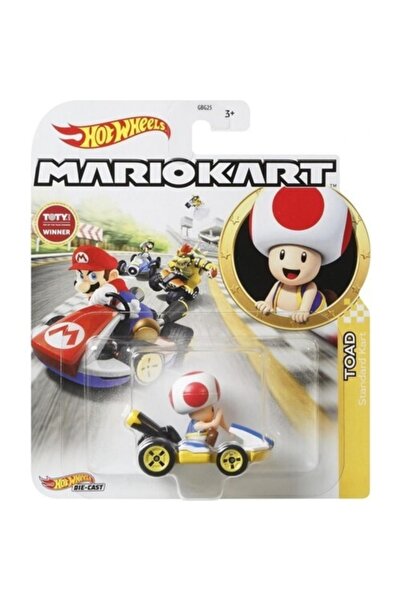 HOT WHEELS Hotwheels Mario Kart Araç Toad Gbg25 Gjh63 Lisanslı Ürün