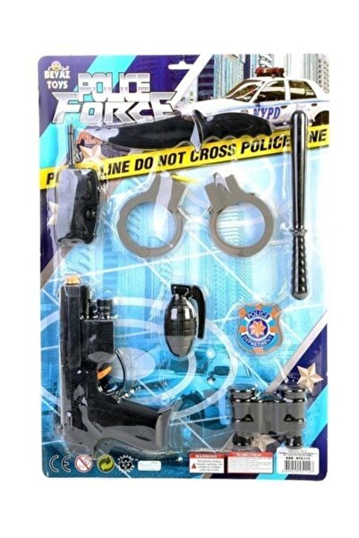 Genel Markalar Kartala Polis Seti 8 Parça \ 1123