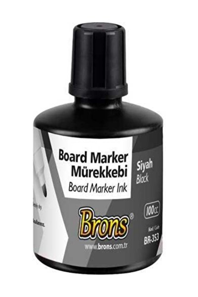 Brons Tahta Kalemi Mürekkebi Siyah 100cc T8478 Tx
