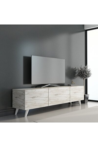 NEWLİNE Essen Tv Ünitesi Efes Mermer Renk