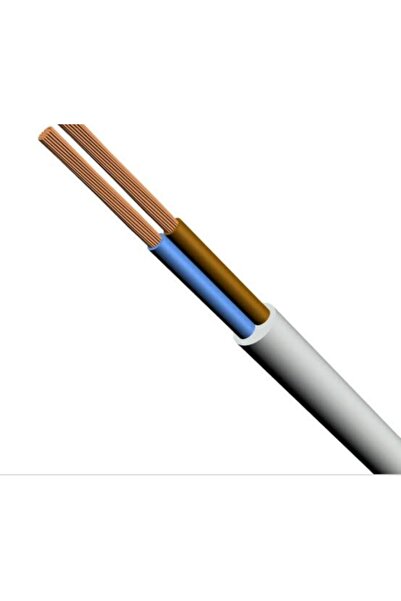 ÖZNUR 2x0,75 Ttr Yude Yuz Bakır Kablo 10 Mt