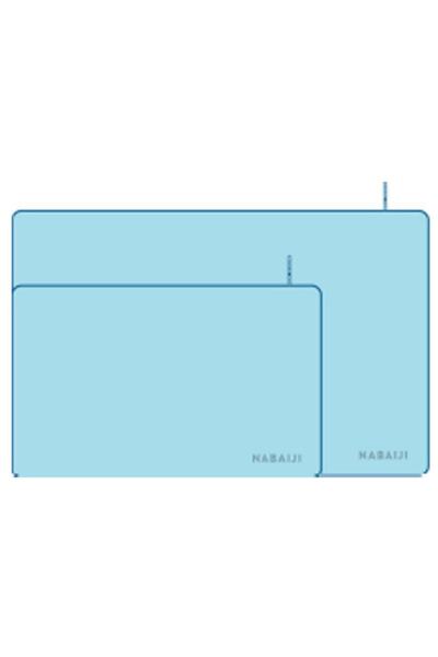 Decathlon - منشفة شاطئ من الألياف الدقيقة فائقة الامتصاص باللون الفيروزي، لا ...
